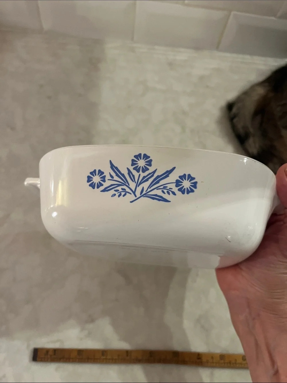 Vintage Blue Cornflower 1 Quart Corning Ware Casserole Baking Dish